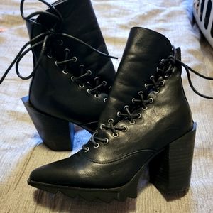 Lamoda Corset Detail Boot Dolls Kill